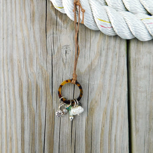 Corded Beachy Charm Necklace