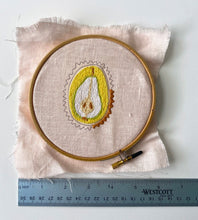 Load image into Gallery viewer, Mini Pear Tartlet Embroidery Kit