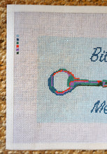 Load image into Gallery viewer, Horse Bit &quot;Bite Me&quot; - Hand Painted Needlepoint Canvas