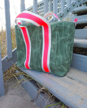 Load image into Gallery viewer, The Medium Waxed Canvas Tote