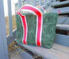 Load image into Gallery viewer, The Medium Waxed Canvas Tote