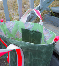 Load image into Gallery viewer, The Medium Waxed Canvas Tote