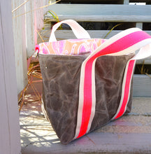 Load image into Gallery viewer, The Small Waxed Canvas Tote