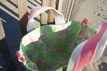 Load image into Gallery viewer, Light Pink Pigeons Waxed Canvas Tote