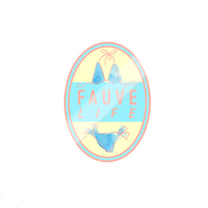 Fauve Life Bikini Sticker