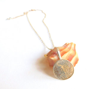 Old Swiss Coin Necklace
