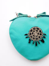 Load image into Gallery viewer, Heart Purse In Turquoise