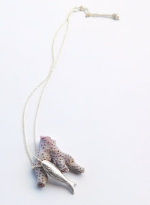 Fish on The Line Necklace