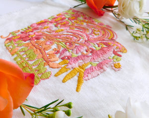 Summer Flowers Embroidery Kit