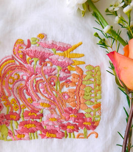 Summer Flowers Embroidery Kit