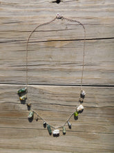 Load image into Gallery viewer, Seaglass Greens Charm Necklace