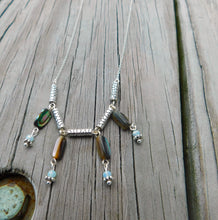 Load image into Gallery viewer, Silver and Stones Charm Necklace
