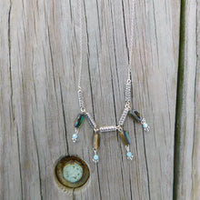 Load image into Gallery viewer, Silver and Stones Charm Necklace
