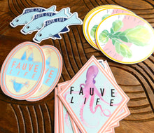 Load image into Gallery viewer, Fauve Life Sticker Set of 4