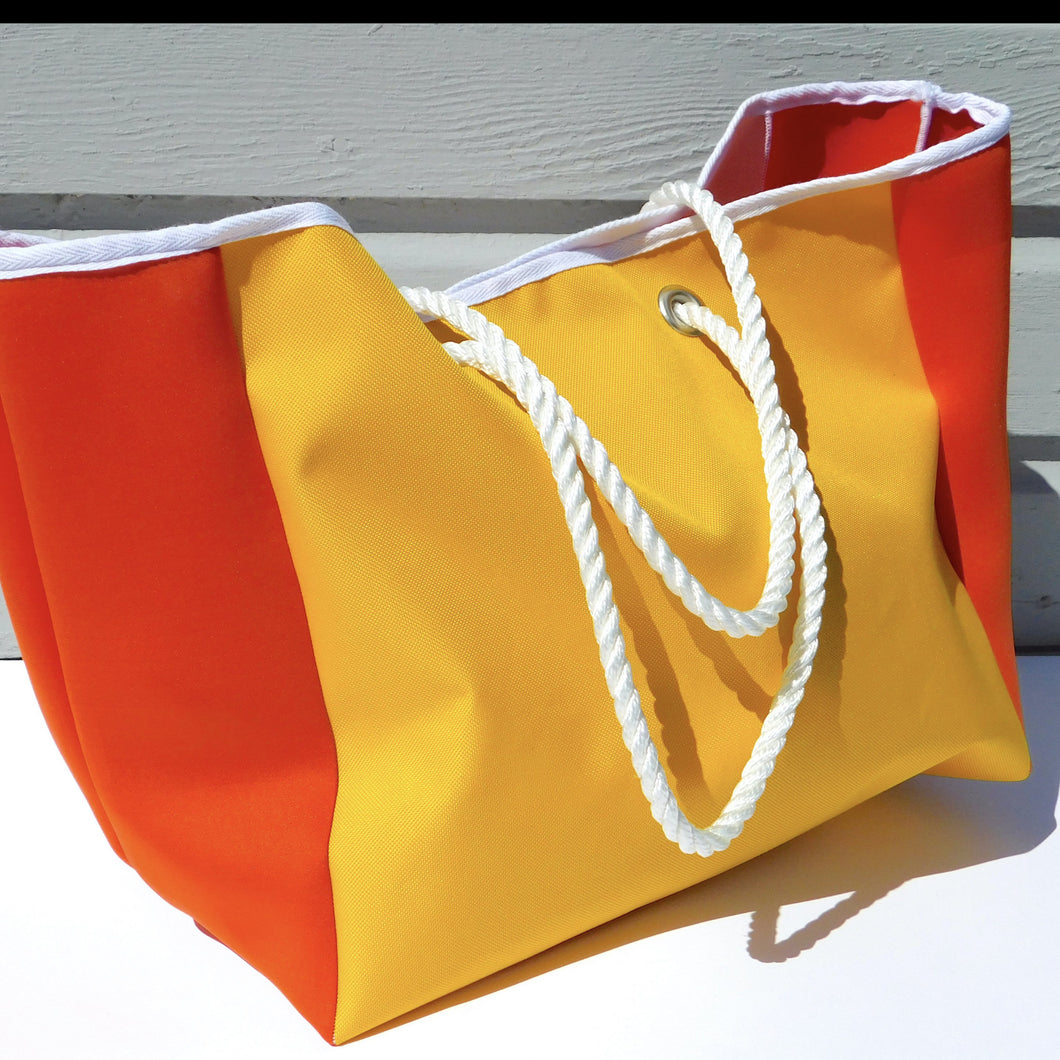 The Salty Tote in Persimmon
