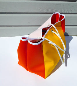 The Salty Tote in Persimmon