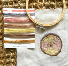 Load image into Gallery viewer, Slice of Wood Embroidery Kit