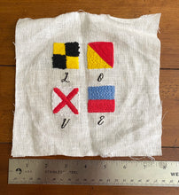 Load image into Gallery viewer, Nautical Flags Embroidery Kit