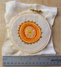 Load image into Gallery viewer, Mini Orange Tartlet Embroidery Kit