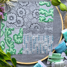 Load image into Gallery viewer, Patchwork Embroidery Kit