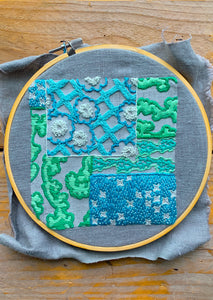 Patchwork Embroidery Kit