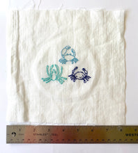 Load image into Gallery viewer, 3 Little Crabs Embroidery Kit