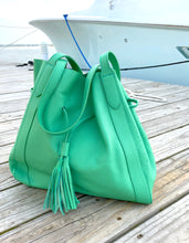 Load image into Gallery viewer, Marlin Tote in Seafoam Green