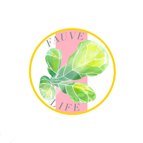 Fauve Life Fiddle Leaf Fig Sticker
